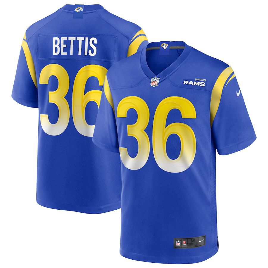 Men Los Angeles Rams #36 Jerome Bettis Nike Royal Game Retired Player NFL Jersey